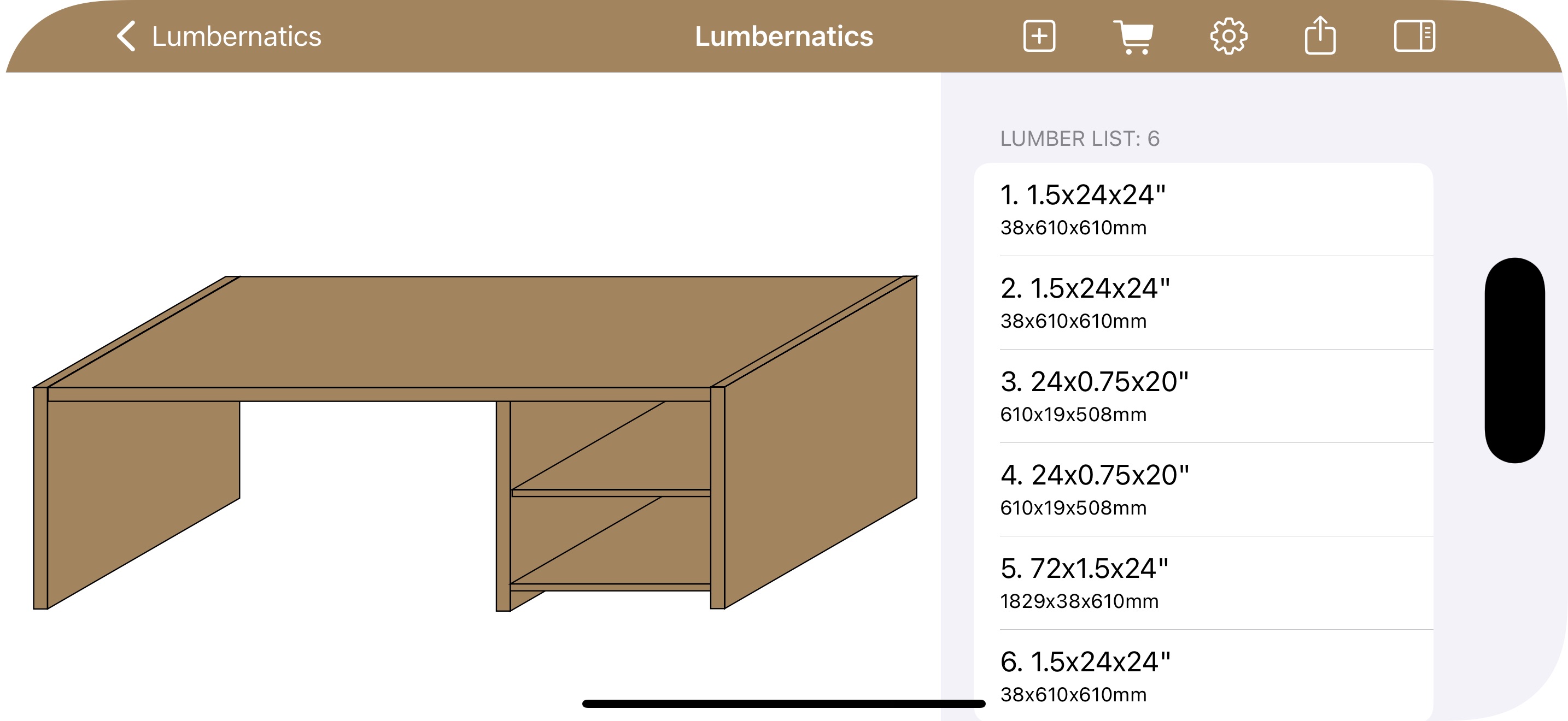Lumber Numbering and Lumber List photo