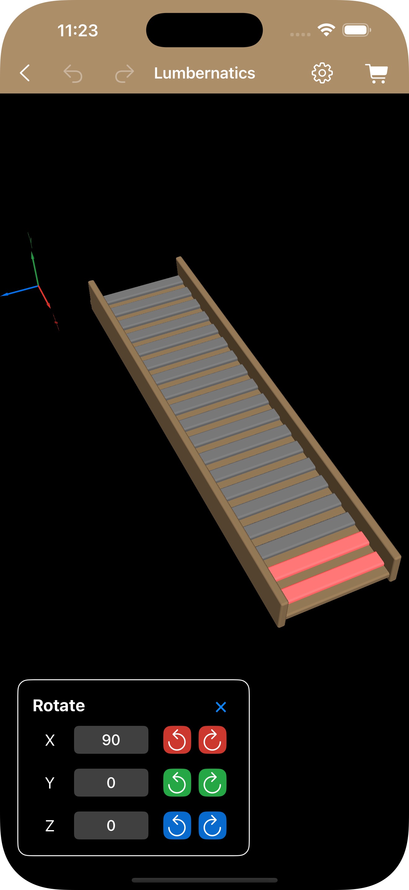 3D Editor: How to Rotate Lumber
